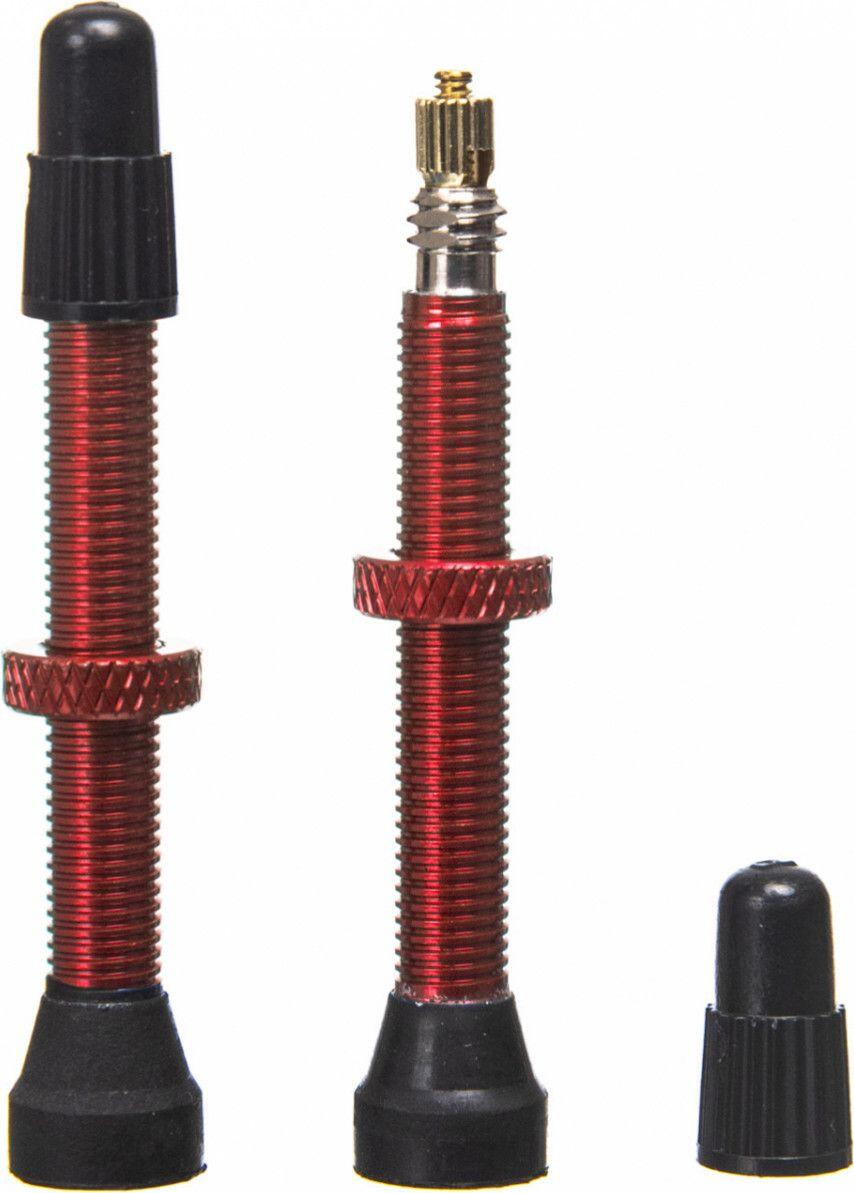 Par de Válvulas Neatt Presta Tubeless Rojo 2/2