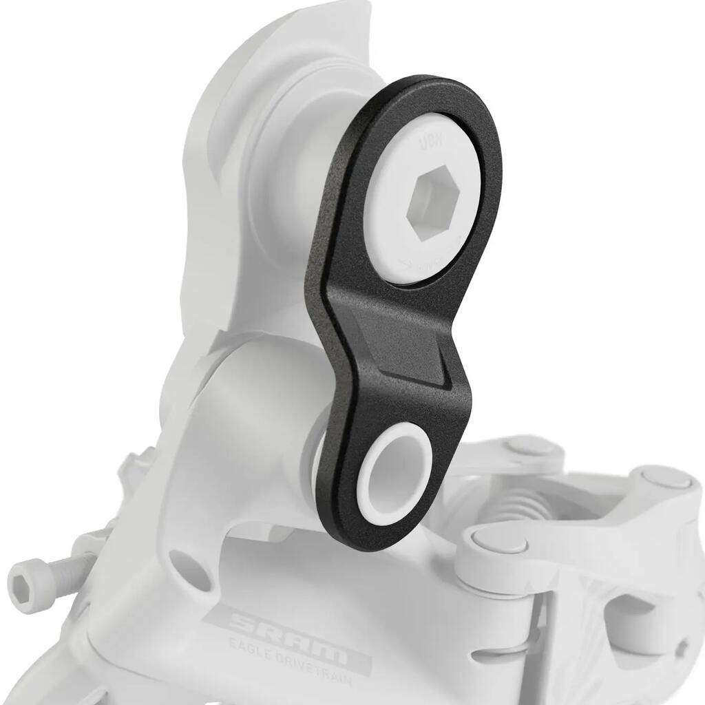 Black Rear Derailleur Mounting Plate (Half-Size) - Compatible with SRAM S100
