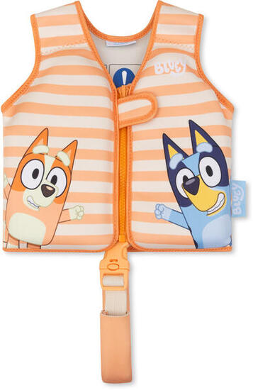 Swim Essentials Gilet de natation - Orange - Bluey - 3/6 ans