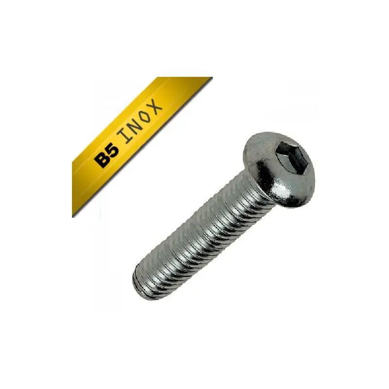 Bag of 25 stainless steel screws Black Bearing M5 x 8 TBHC