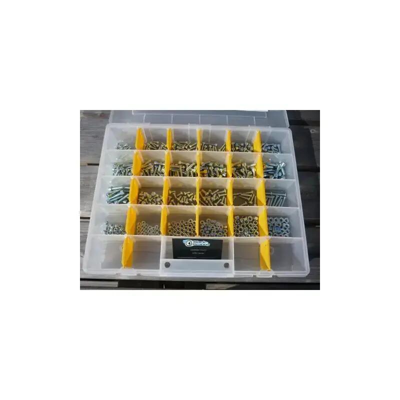 Zinc plated screw box Black Bearing