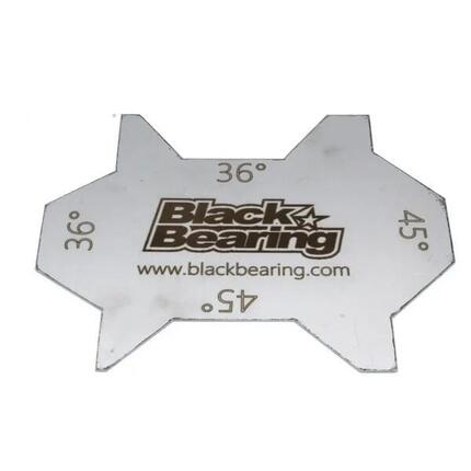 Hulpmiddel voor het meten van de hoek van de helmlagers Black Bearing