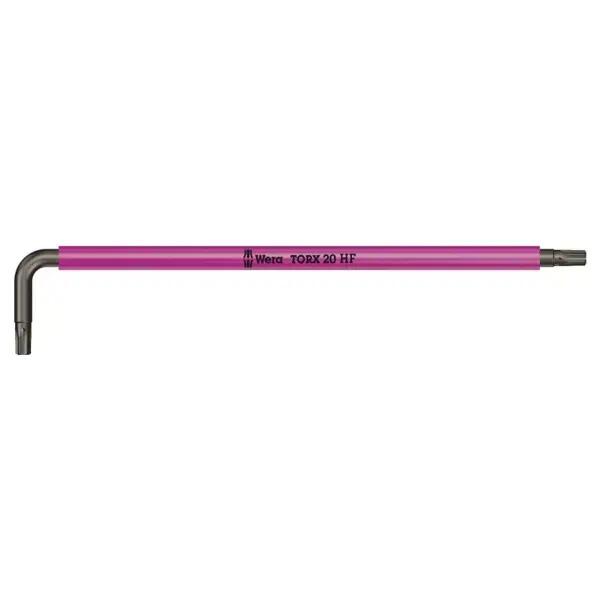 Allen wrench, angled, ret. function, long Wera 967 SXL HF TORX 20
