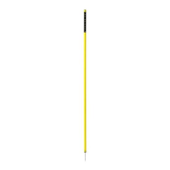 Slalomstangen 10er-Set 170–175 cm, Metallspitze, Orange