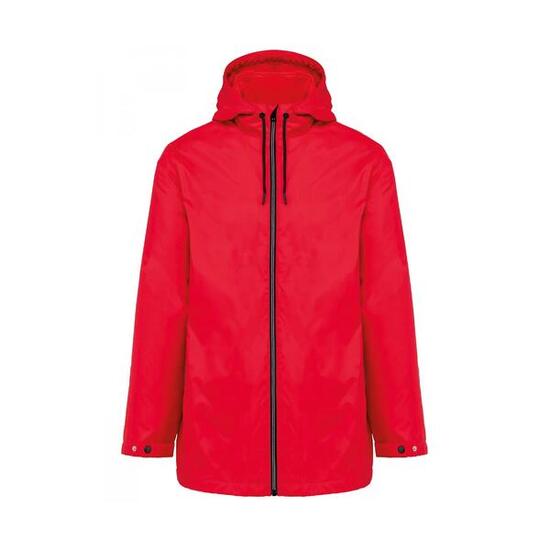 Veste imperméable à capuche avec doublure en micropolaire Kariban