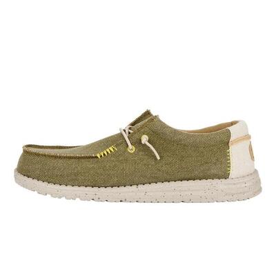 Scarpe Da Ginnastica Hey Dude Modello Wally Coastline Jute Colore Verde