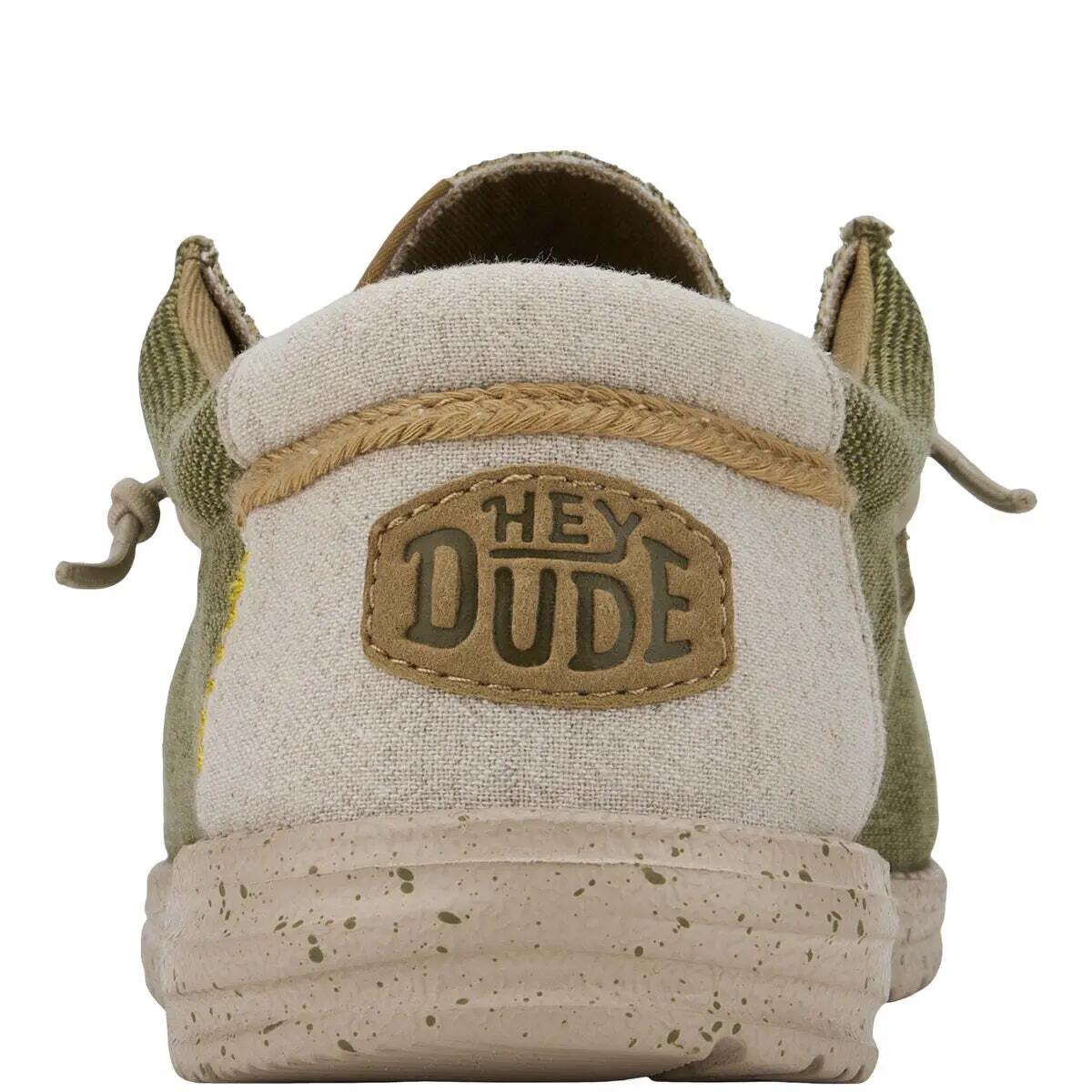 Ténis Hey Dude Modelo Wally Coastline Jute Cor Verde 6/6