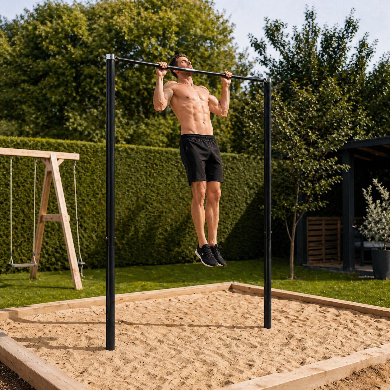 Poręcz Drążek ogrodowy do podciągania OCYNK Street workout UNDERFIT UF9879 6/6