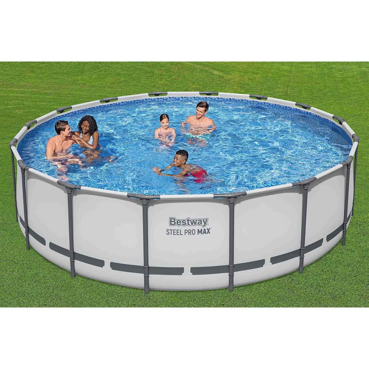 Piscina Natação Adulto Bestway Steel Pro Max 4/7