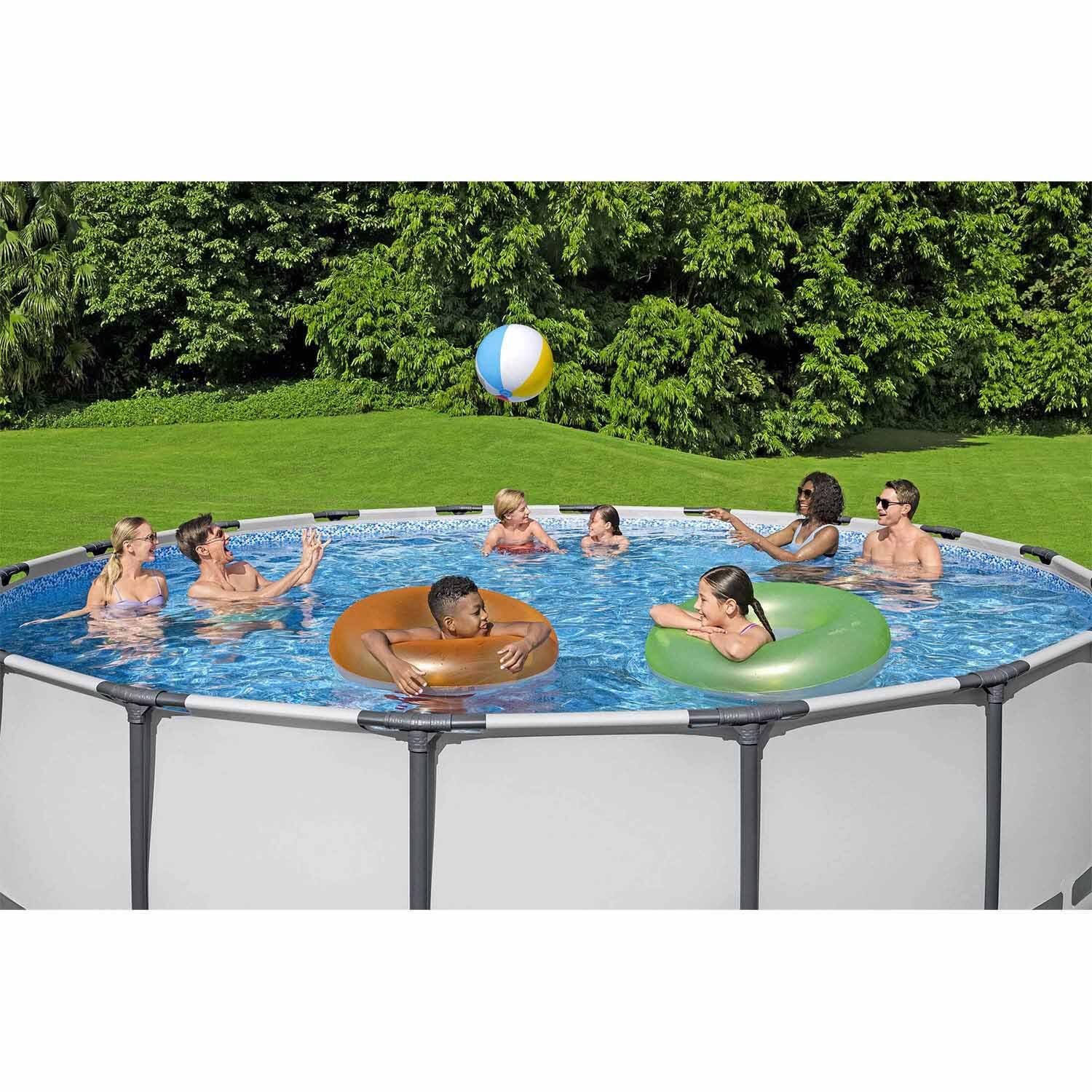 Piscina Natação Adulto Bestway Steel Pro Max 5/7