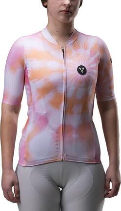 Maillot Manches Courtes Femme LeBram Race Rose Orange