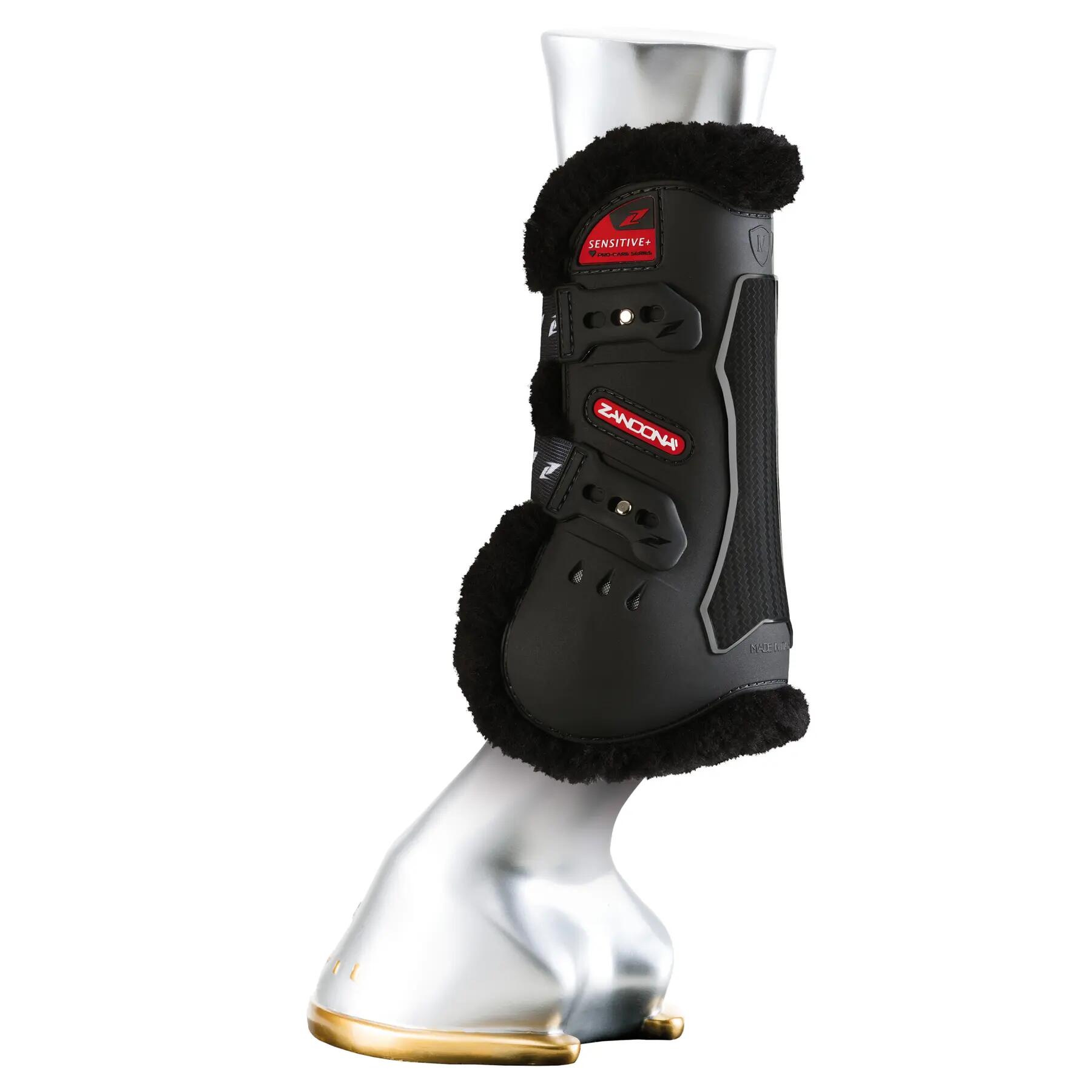 Guêtres antérieur pour cheval carbone Zandonà Air Sensitive+ 3/3