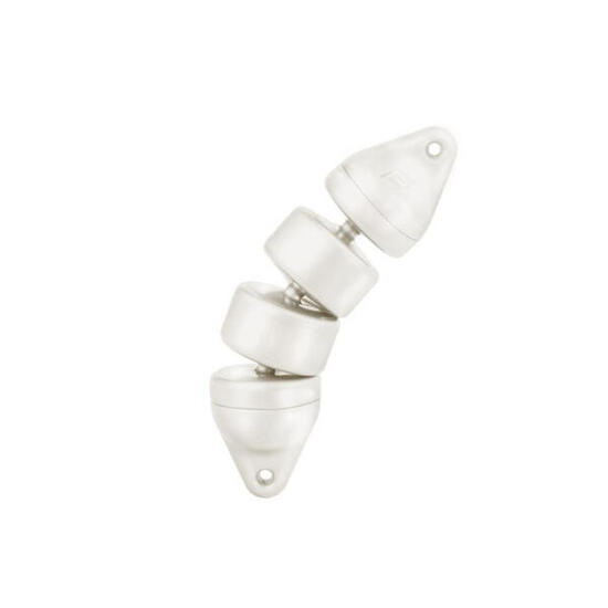 Pare-battage articulé pour semi-rigide - blanc - longueur 48cm x 12cm diam