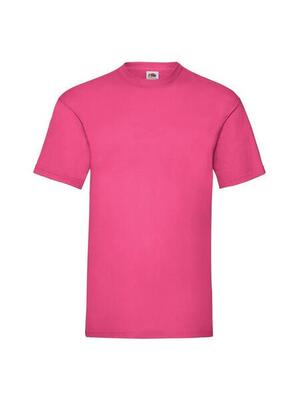 T-shirt fruit of the loom valueweight volwassen fucsia