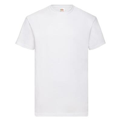 T-shirt fruit van het weefgetouw valueweight volwassen blanco