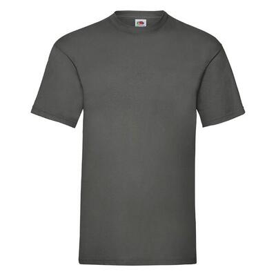 T-shirt fruit van het weefgetouw valueweight volwassenen grafito