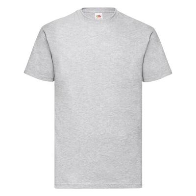 T-shirt fruit of the loom valueweight volwassenen gris