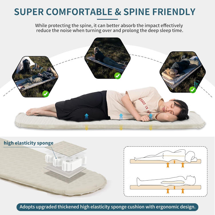 Matelas de camping gonflable Naturehike - Ultraléger 540 g 4/7