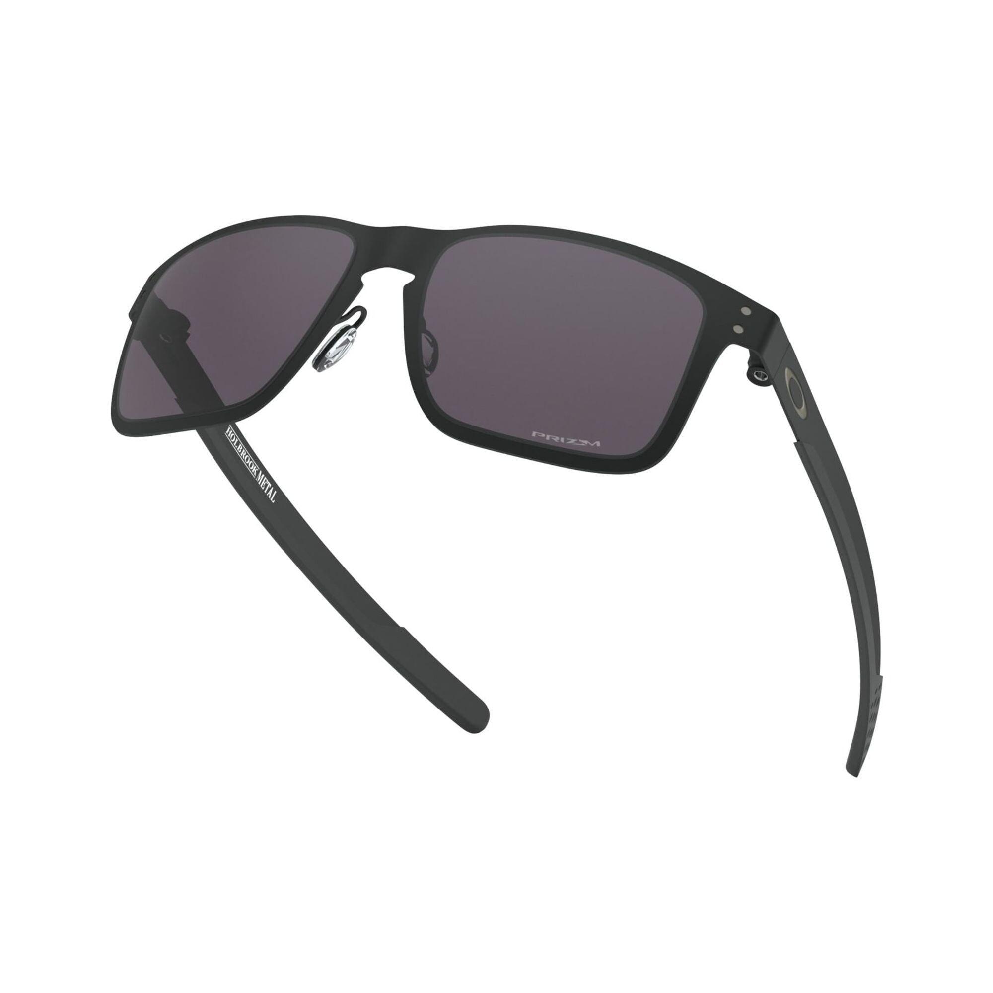 Oakley Holbrook Metal Sonnenbrille schwarzer Stahl 6/7