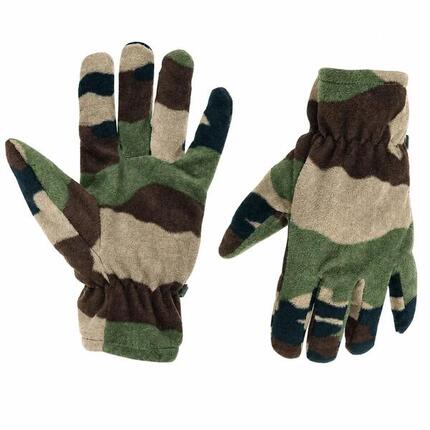 Gants polaires légers élastique fibre polaire polyester camo