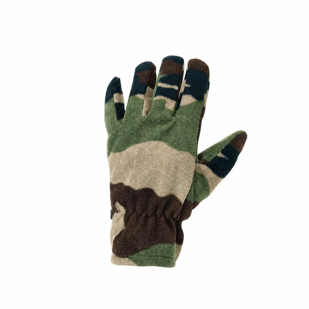 Gants polaires légers élastique fibre polaire polyester camo 2/5
