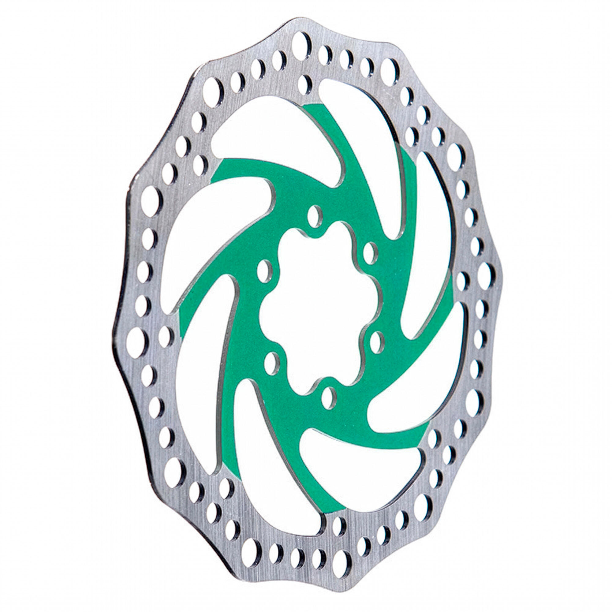 Disco de freno R6.1 140mm 6H verde 3/4