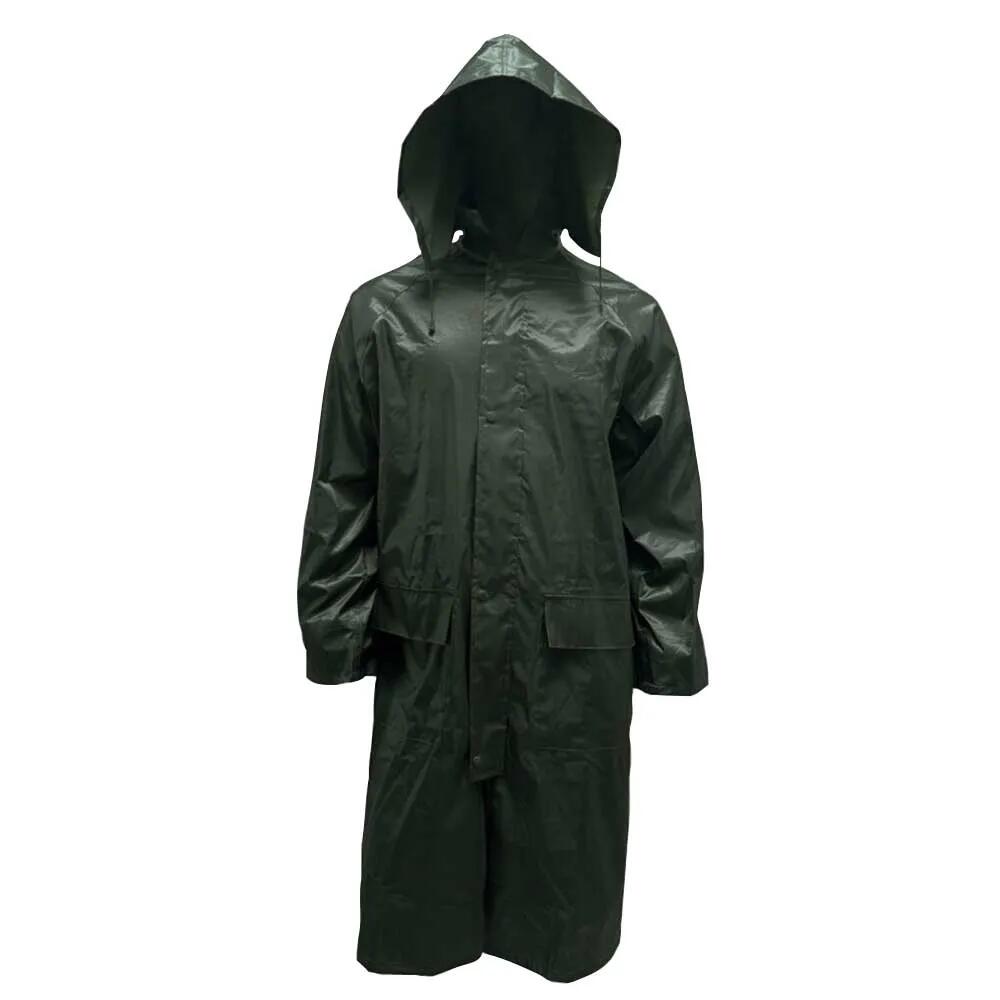 Manteau pluie étanche Treeland vert 100% polyester PVC 1/5