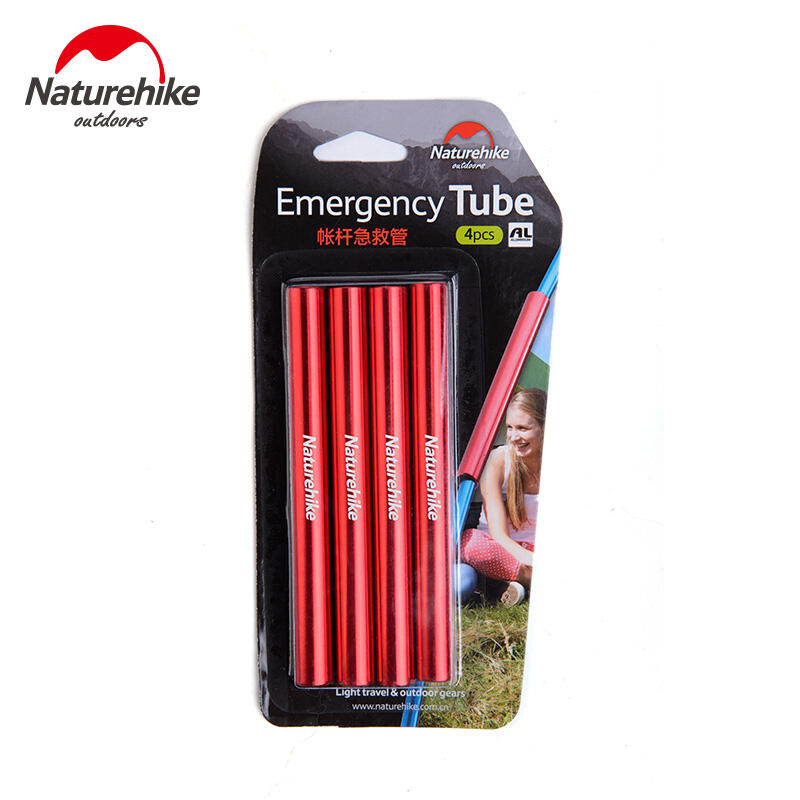 Naturehike Tent pole repair tube - Aluminum alloy, 4 pcs 7/7