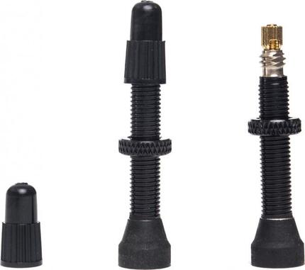 Paar Neatt Presta Tubeless-Ventile Schwarz