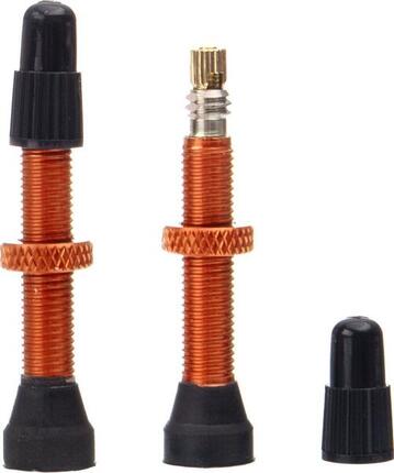 Paire de Valves Tubeless Neatt Presta Orange