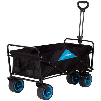 Aktive Chariot de plage noir