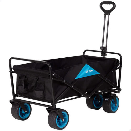 Aktive Chariot de plage noir