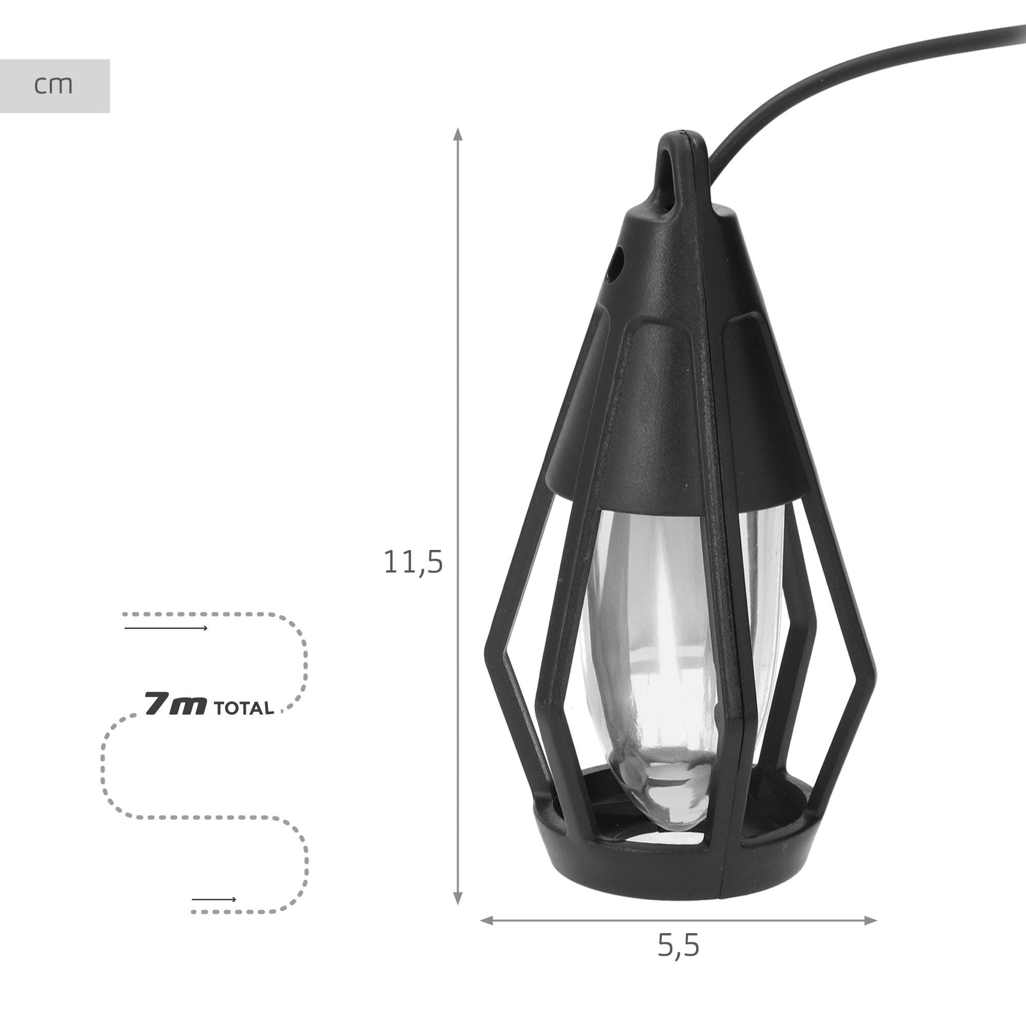 Aktive Cordão de luzes com 10 LEDs e 7 metros 4/7