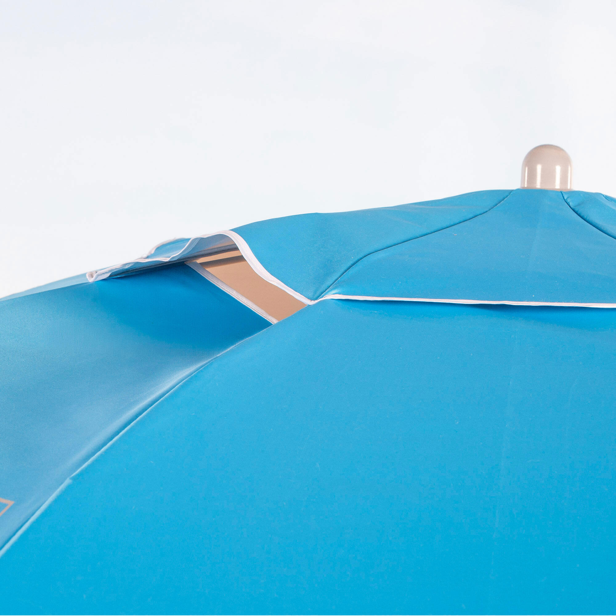 Aktive Ombrellone da spiaggia antivento con 8 stecche 240 cm blu 6/7