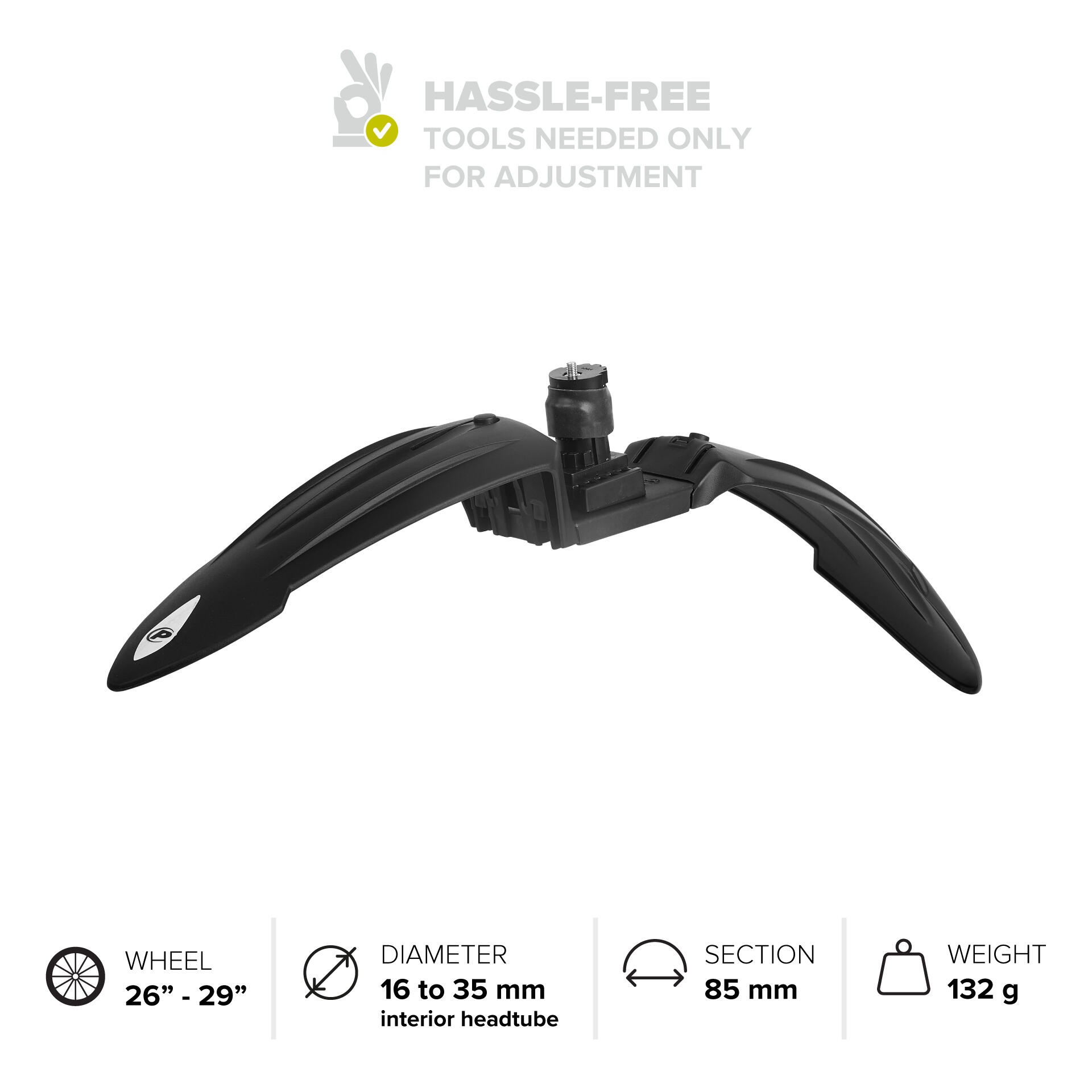 CROSS COUNTRY EVO Garde-boue avant pour VTT Sport/Récréatif 26"-29" 3/6