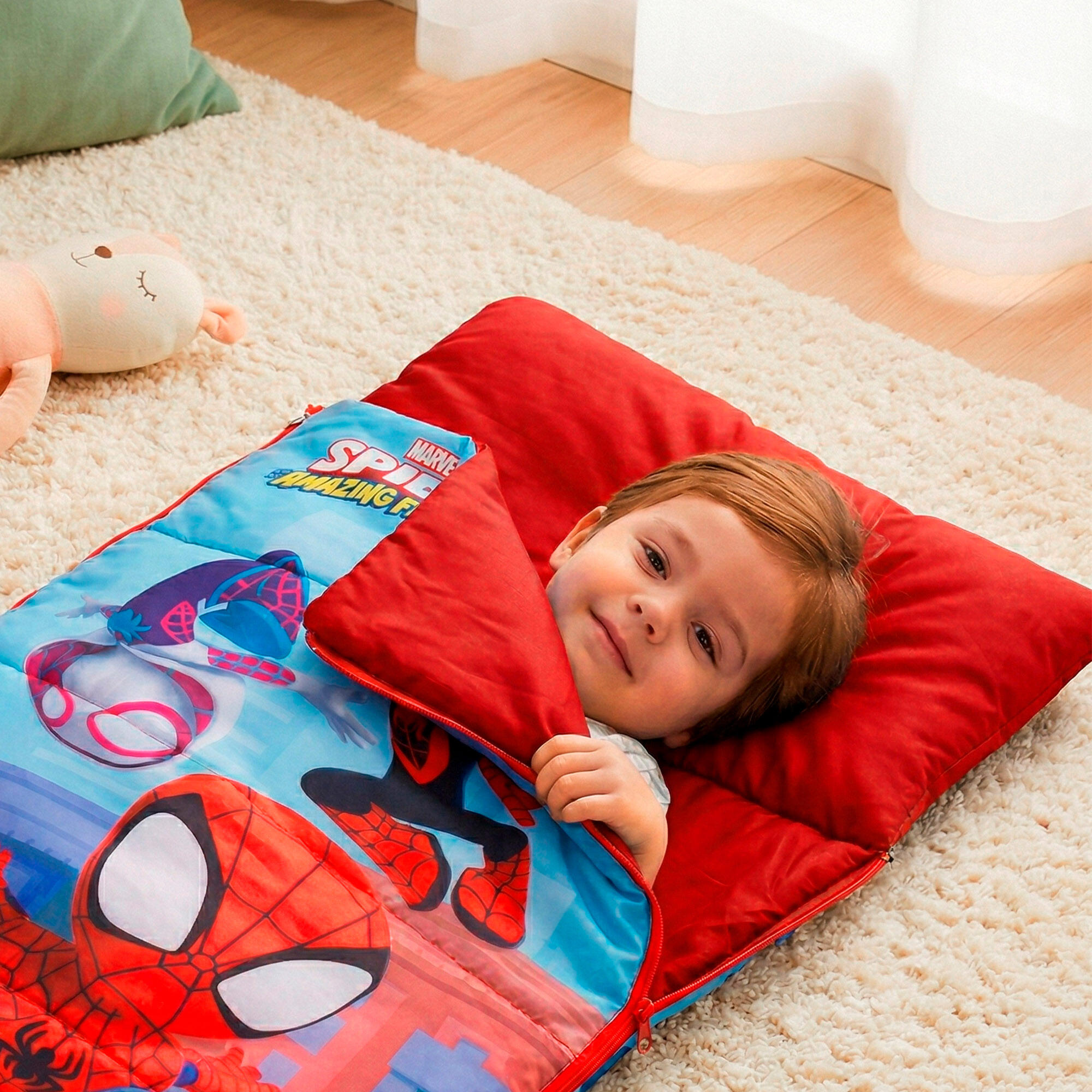 Saco-cama Spidey para crianças 140x60 cm 2/7