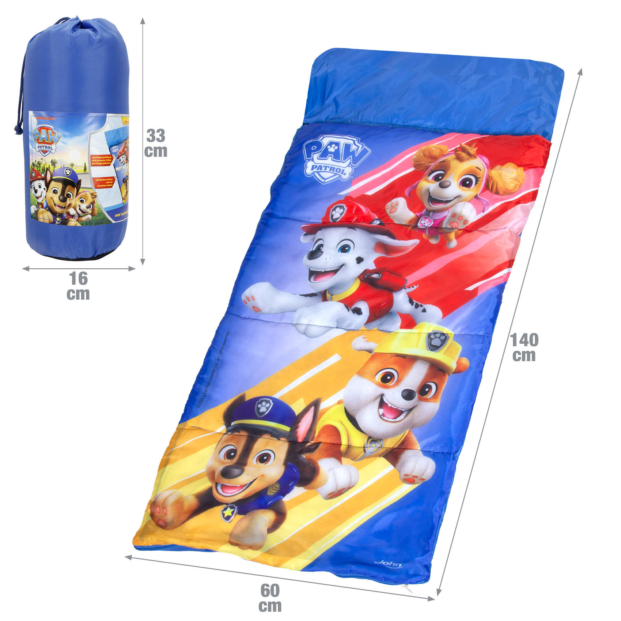 Paw Patrol Sacco a pelo per bambini 140x60 cm 4/7
