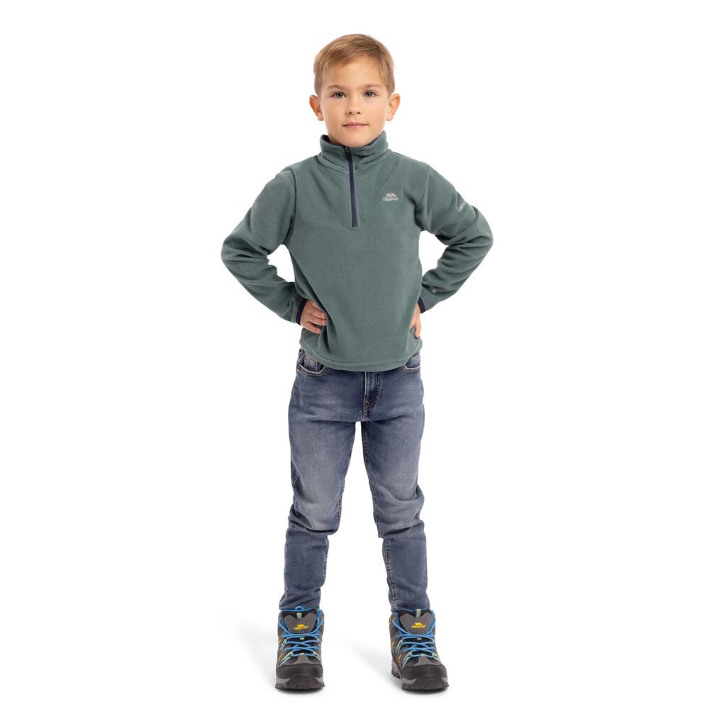 Boys Micro Fleece with 1/2 Zip in Contrast Colour - Etto
