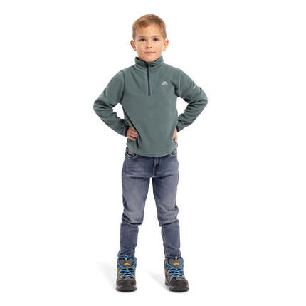 Sweat en polaire Trespass Etto gris pour garçon 11-12 ans