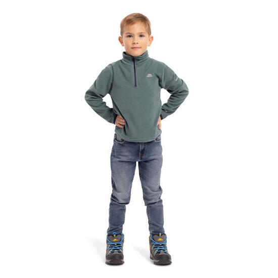 Sweat en polaire Trespass Etto gris pour garçon 11-12 ans