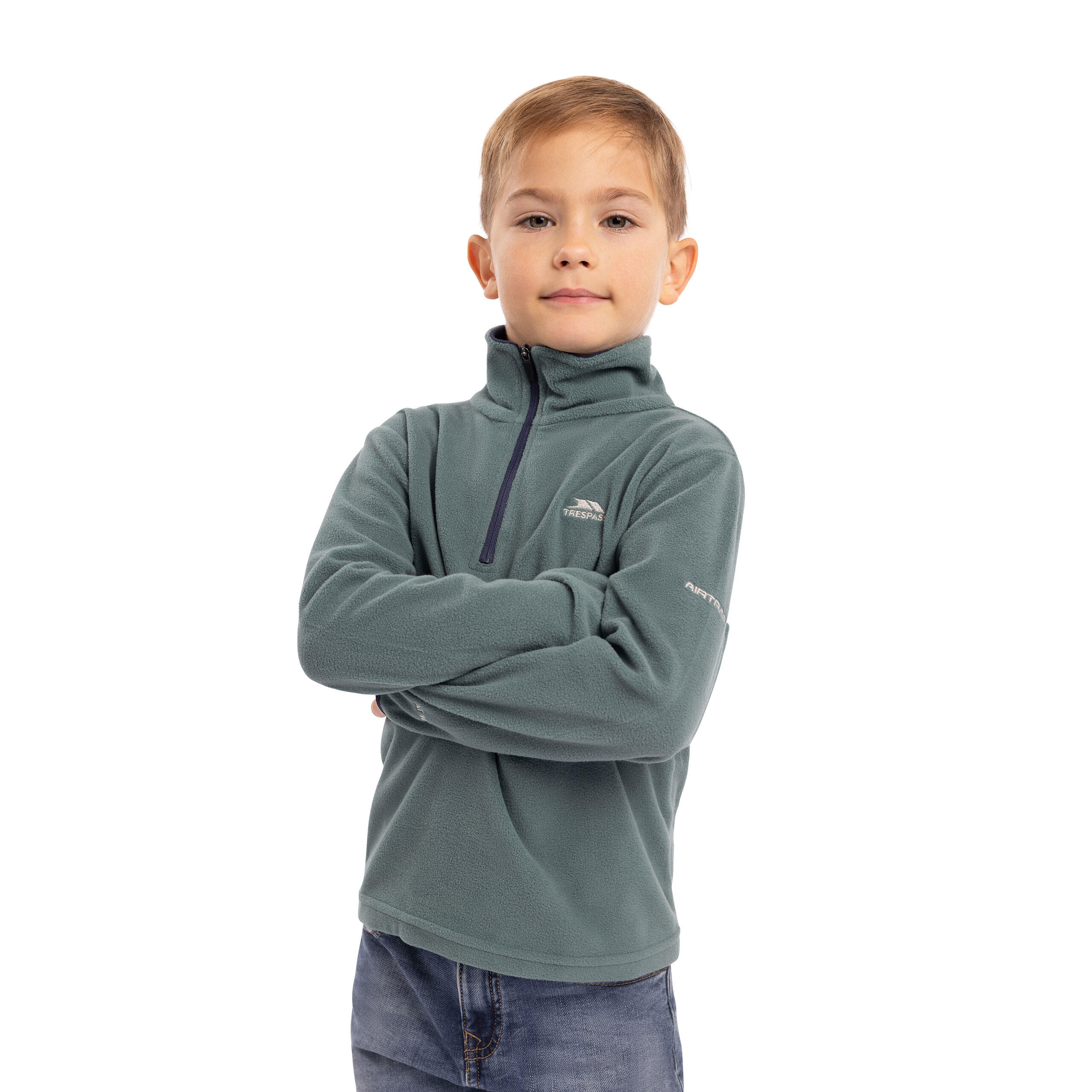Sweat en polaire Trespass Etto gris pour garçon 11-12 ans 3/5