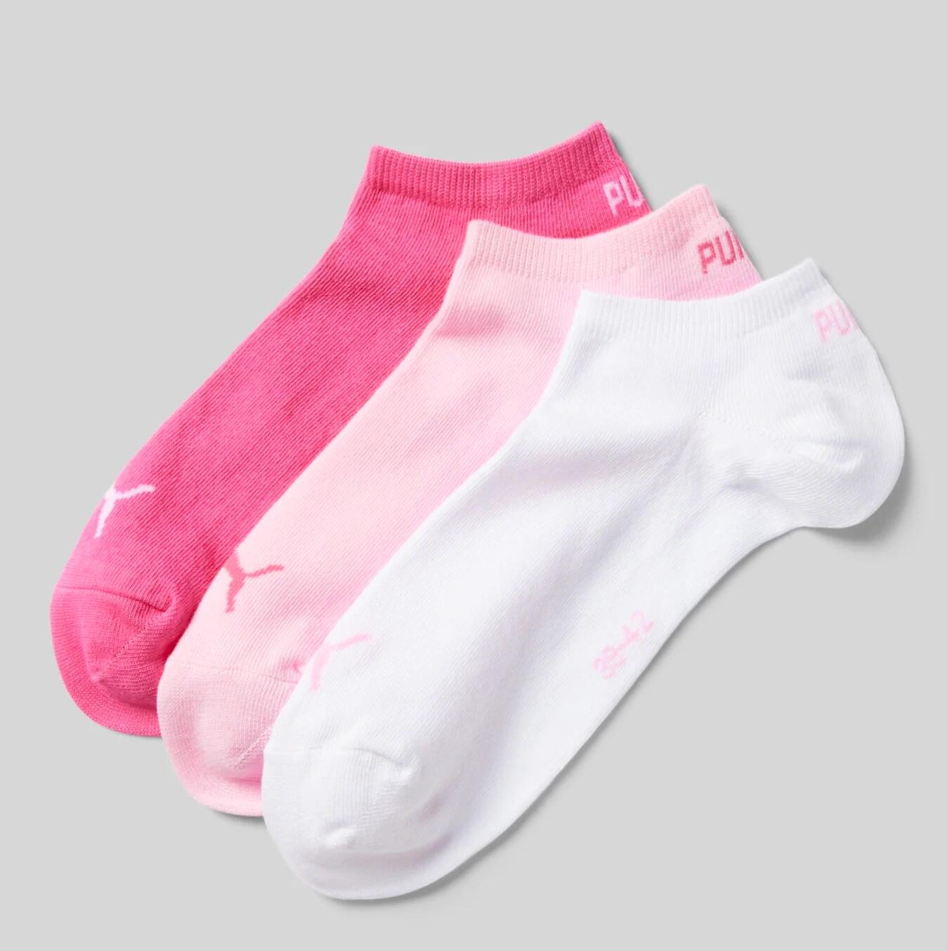 Sneaker Socken Puma Rosa Größe 39-42 Strumpf Socke 3/6