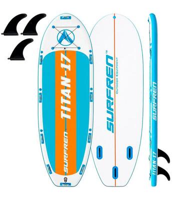 Titan 17 big sup board voor 4 - 10 personen (520 x 154 x 20 cm)