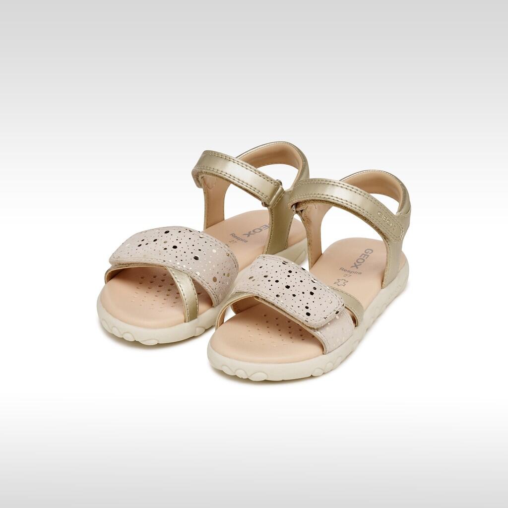 Sandales Fille SANDAL HAITI GIRL Or Clair 3/7