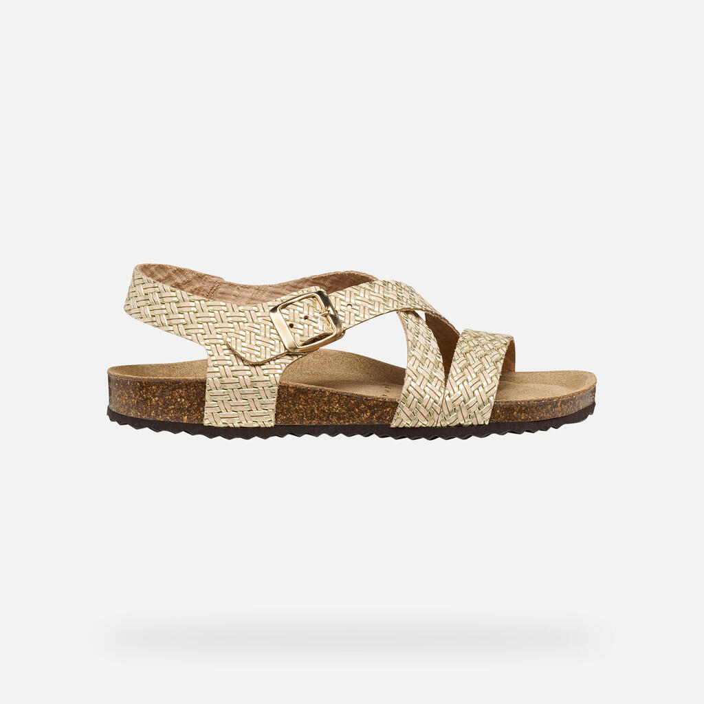 Sandales Femme D BRIONIA Or Clair 2/7