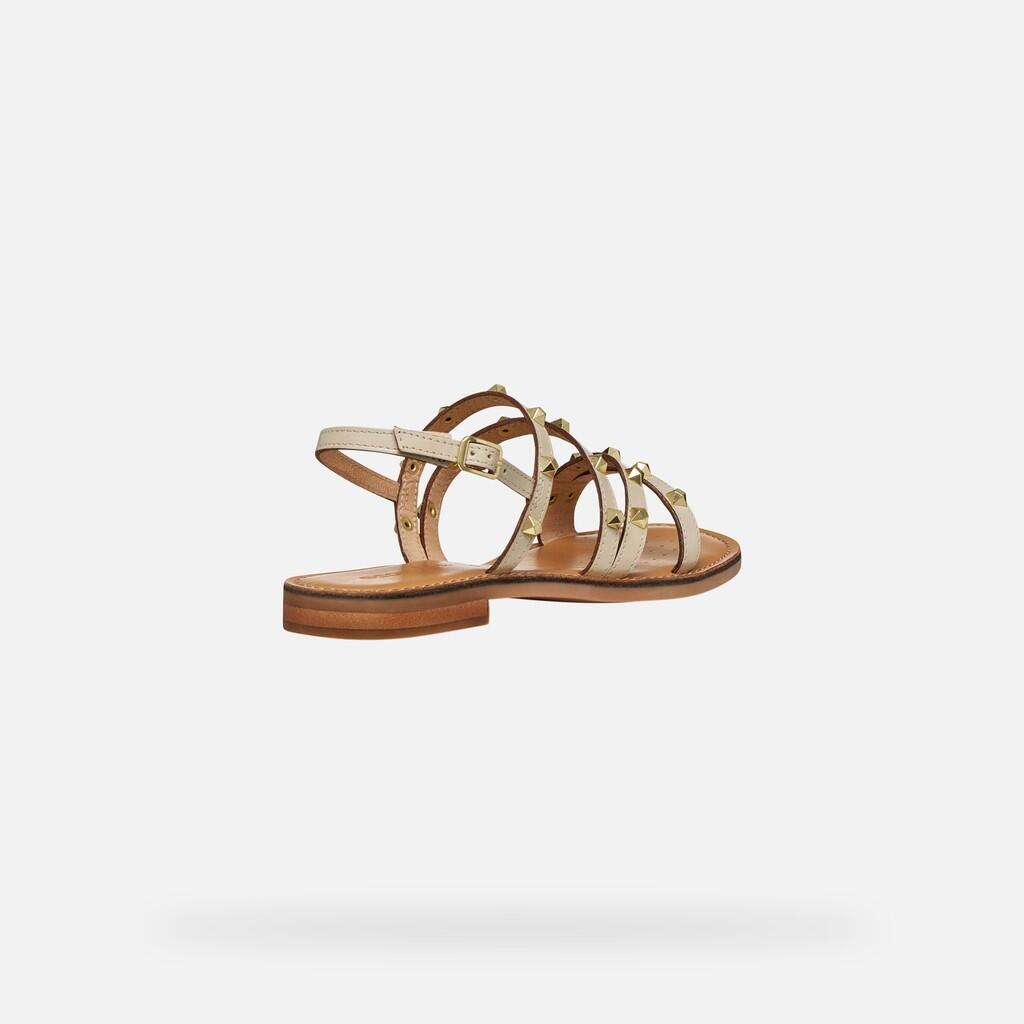 Sandales Femme D MADDALUSIAC Blanc Cassé 7/7