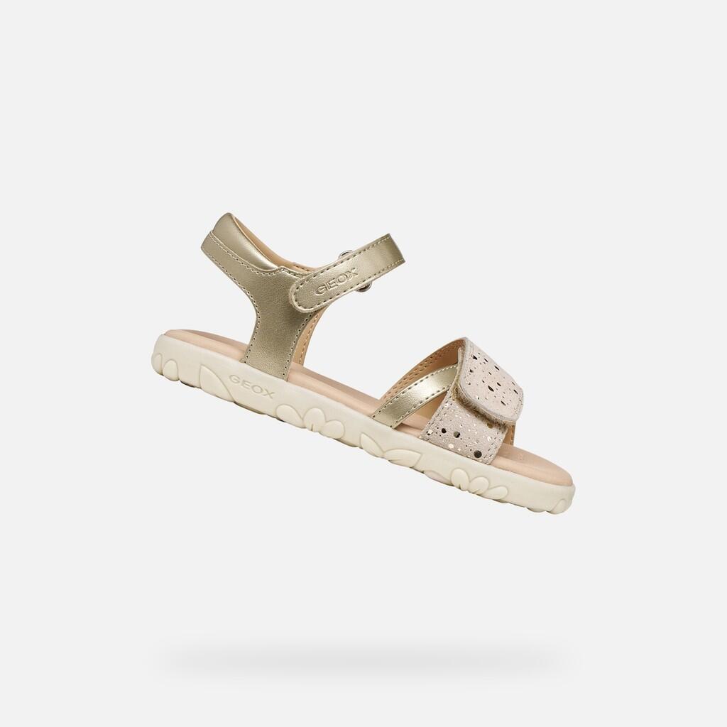 Sandales Fille SANDAL HAITI GIRL Or Clair 1/7