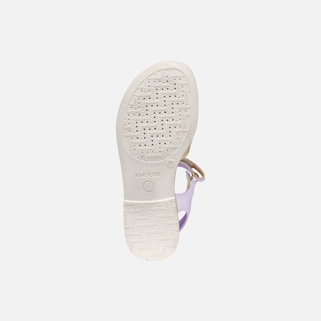 Sandales Fille SANDAL KARLY GIRL Blanc/Lilas 7/7