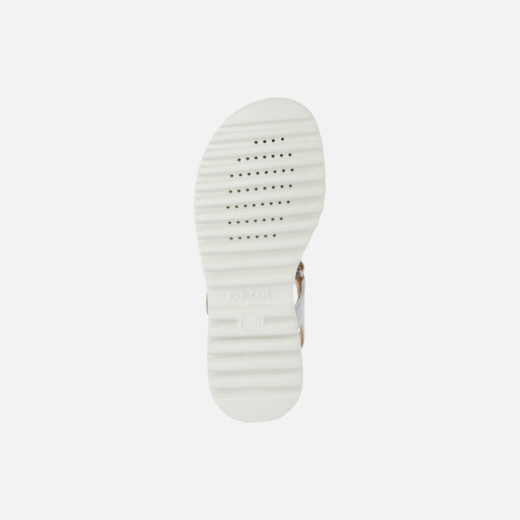Sandales Fille J SANDAL CORALIE GIRL Argent 7/7