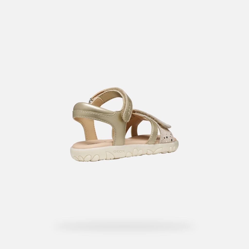 Sandales Fille SANDAL HAITI GIRL Or Clair 6/7